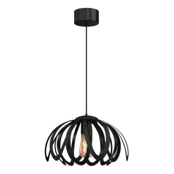  Csillár zsinóron ORCHID 1xE27/60W/230V fekete  kép