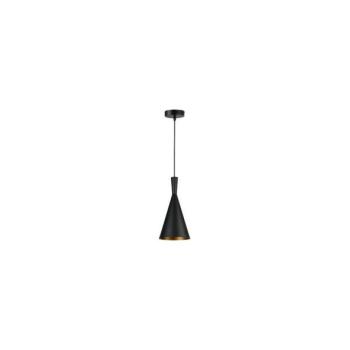  Csillár zsinóron PINIO 1xE27/60W/230V átm. 19 cm fekete  kép