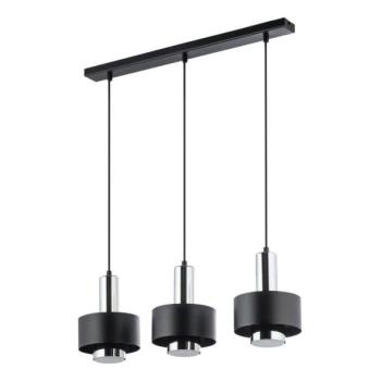  Csillár zsinóron RIF LUX 3xGX53/12W/230V fekete/fényezett króm  kép