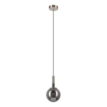  Csillár zsinóron ROLLO 1xE14/5W/230V matt króm/füstös  kép