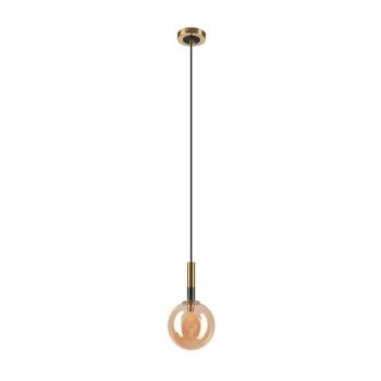  Csillár zsinóron ROLLO 1xG9/5W/230V arany/füstös bézs  kép