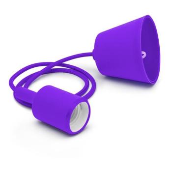  Csillár zsinóron ROXY 1xE27/60W/230V lila  kép