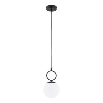  Csillár zsinóron SITRO 1xE14/10W/230V fekete/fehér  kép