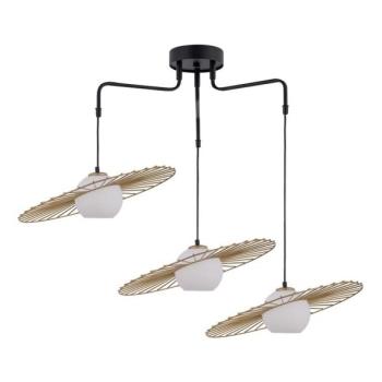  Csillár zsinóron SOL 3xE27/60W/230V arany  kép