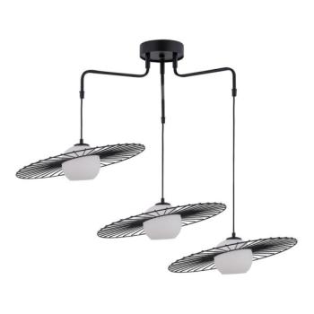  Csillár zsinóron SOL 3xE27/60W/230V fekete  kép