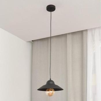  Csillár zsinóron SORAPIS 1xE27/15W/230V fekete  kép