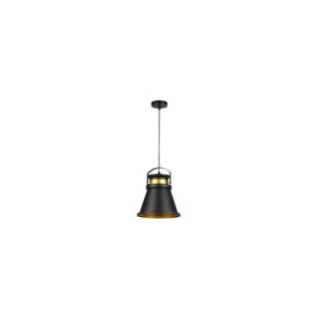  Csillár zsinóron TAO 1xE27/60W/230V átm. 25 cm fekete  kép