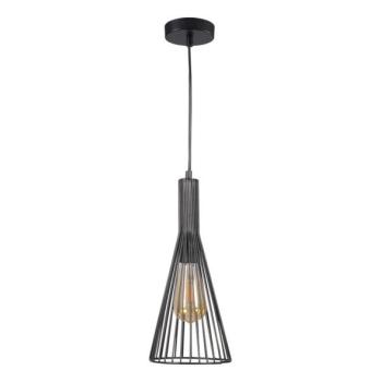  Csillár zsinóron TIANA 1xE27/20W/230V átm. 15,5 cm fekete  kép