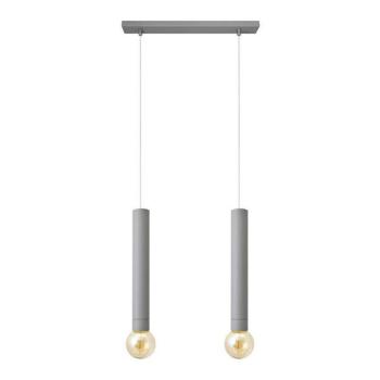  Csillár zsinóron TUBA 2xE27/15W/230V szürke  kép