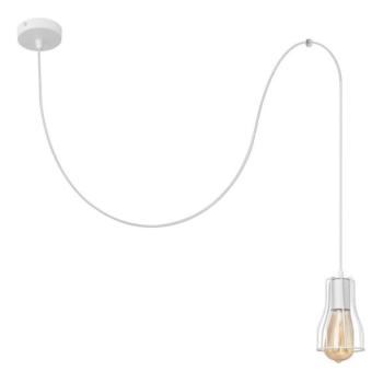  Csillár zsinóron TUBE 1xE27/15W/230V fehér  kép