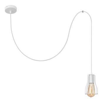  Csillár zsinóron TUBE LONG 1xE27/15W/230V fehér  kép