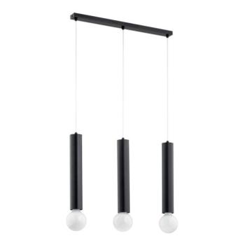  Csillár zsinóron TWISTER 3xE27/60W/230V fekete  kép