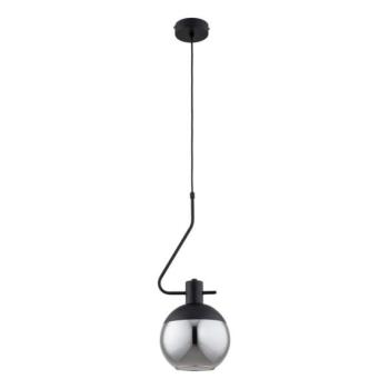  Csillár zsinóron VELTO ENIGMA 1xE27/15W/230V fekete/füstös  kép