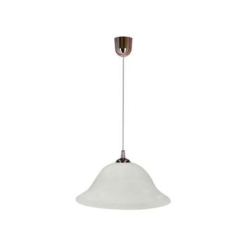  Csillár zsinóron VERA 1xE27/60W/230V réz/fehér  kép