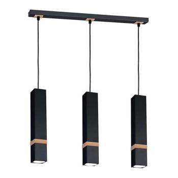  Csillár zsinóron VIDAR 3xGU10/25W/230V fekete  kép