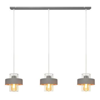  Csillár zsinóron VOLTA 3xE27/15W/230V szürke  kép