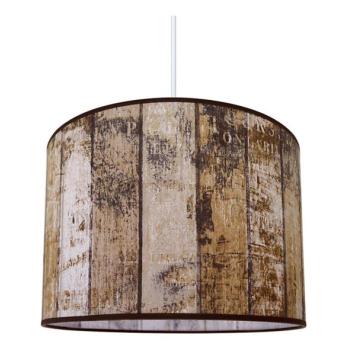 Csillár zsinóron WOOD 1xE27/60W/230V  kép