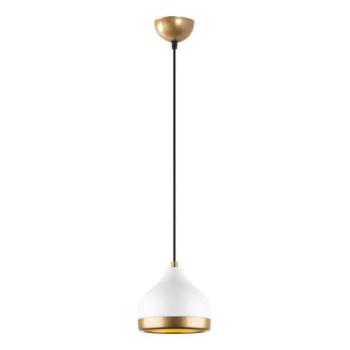  Csillár zsinóron YILDO 1xE27/40W/230V fehér/arany  kép