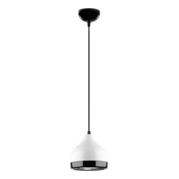  Csillár zsinóron YILDO 1xE27/40W/230V fehér/fekete  kép