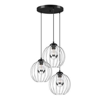  Csillár zsinóron ZOYA 3xE27/60W/230V fényes króm  kép