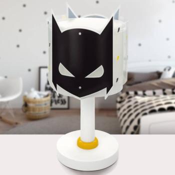 Dalber Dark Hero asztali lámpa, fehér/fekete, magasság 30 cm kép