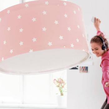 Dalber Star Light gyermek mennyezeti lámpa rózsaszínű kép