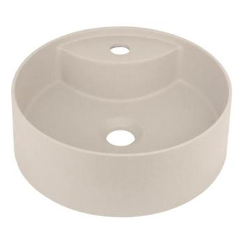Deante Deante CQS_5U4B SILIA 36 cm gránit mosdó, asztalra, bézs, nyílással  kép
