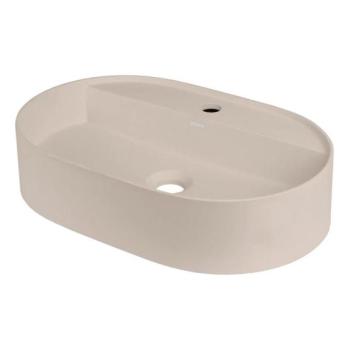 Deante Deante CQS_5U6B SILIA 35x55 cm gránit mosdó, asztalra, lyukkal, bézs  kép