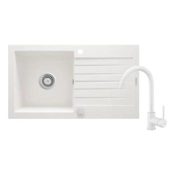 Deante Deante ZQZVA113 ZORBA 76x44 cm gránit/alabást mosogató csapteleppel  kép