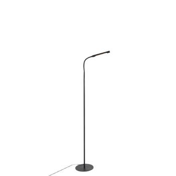 Design állólámpa fekete, LED-del és érintőképernyős dimmerrel - Palka kép
