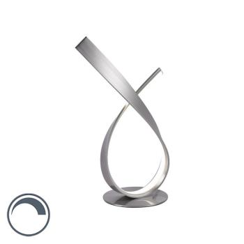 Design asztali lámpa acélból LED-del és dimmerrel - Belinda kép