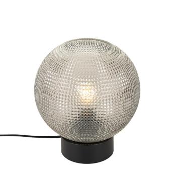 Design asztali lámpa fekete füstüveggel - Chico kép