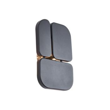 Design fali lámpa fekete 3-lámpás - Planes kép