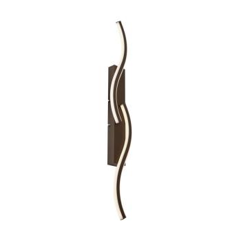 Design fali lámpa sötét bronz 3-fokozatú fényerőszabályozással 2-lámpás - Bummy kép