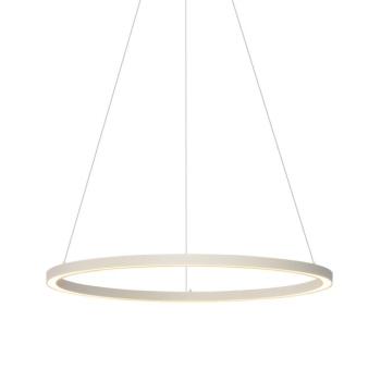 Design függőlámpa bézs 80cm LED-del, 3 lépésben dimmelhető - Girello kép