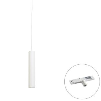 Design függőlámpa fehér, sínadapterrel, 1 fázisú - Slimline Tuba Small kép