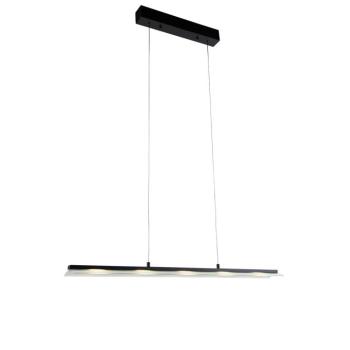 Design függőlámpa fekete, beépített, dimmelhető LED-del, 3 fokozatú Easylift rendszerrel - Nele kép