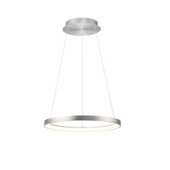 Design hanglamp aluminium incl. LED dimbaar easylift - Hoop kép