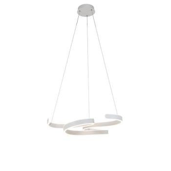 Design hanglamp wit incl. LED 3-staps dimbaar - Frank kép