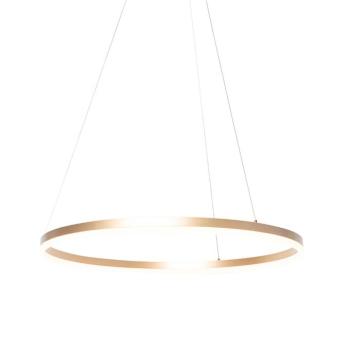 Design lógólámpa arany 80 cm LED-del, 3 fokozatban szabályozható - Anello kép