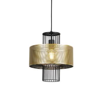 Design lógólámpa arany fekete színben 30 cm - Tess kép