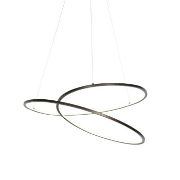 Design lógólámpa bronz 72 cm LED-del, 3 fokozatú fényerőszabályzóval - Rowan kép