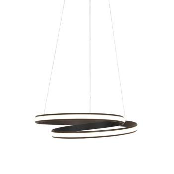 Design lógólámpa fekete 55 cm LED-del - Rowan kép