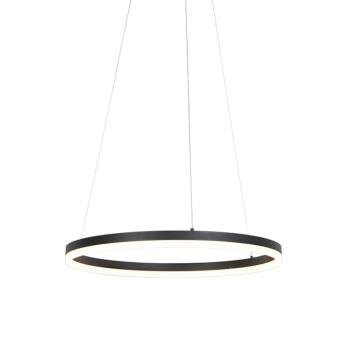 Design lógólámpa fekete 60 cm LED-del, 3 fokozatú fényerő-szabályozóval - Anello kép