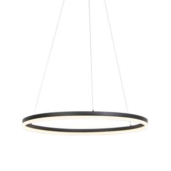 Design lógólámpa fekete 80 cm LED-del, 3 fokozatban szabályozható - Anello kép