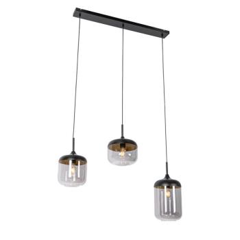 Design lógólámpa fekete arannyal és füstüveggel 3-lámpás - Kyan kép