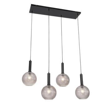 Design lógólámpa fekete füstüveggel 4-lámpás - Chico kép