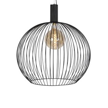 Design lógólámpa kerek fekete 70 cm - Dos kép