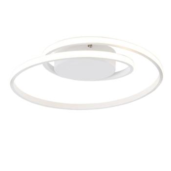Design mennyezeti lámpa fehér LED-del, 3 fokozatú dimmerrel - Krula kép