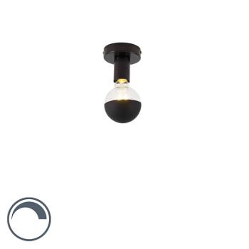 Design mennyezeti lámpa fekete G95 reflektorral, fekete - Facile kép